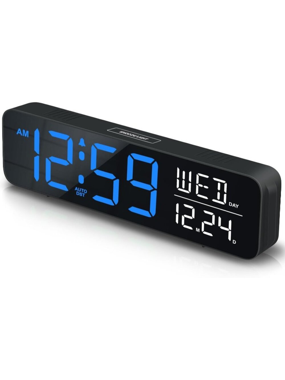 New Large Display Digital Alarm Clock for Bedroom with Date Day of Week